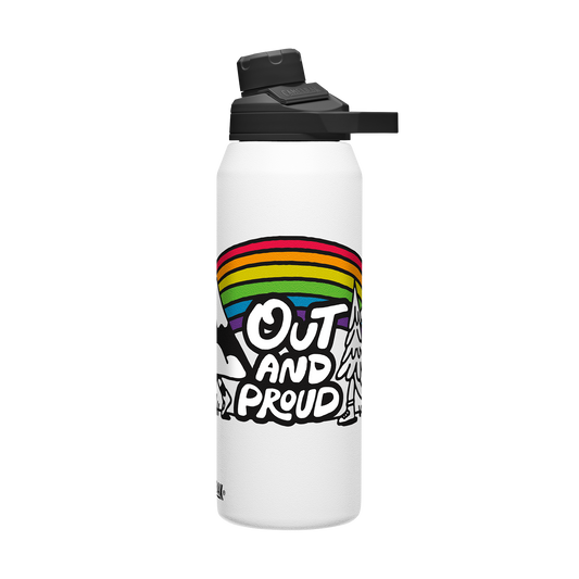 chute-mag-32-oz-water-bottle-insulated-stainless-steel-plus-cleanup-kit-pride-collection-limited-edition-a2 xhvxlhasbo